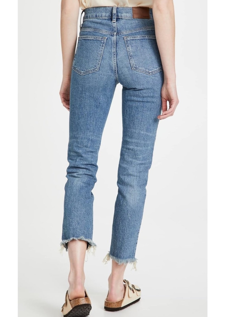 Madewell Perfect Vintage Crop Jeans Blue Wash 27 - Picture 3 of 13